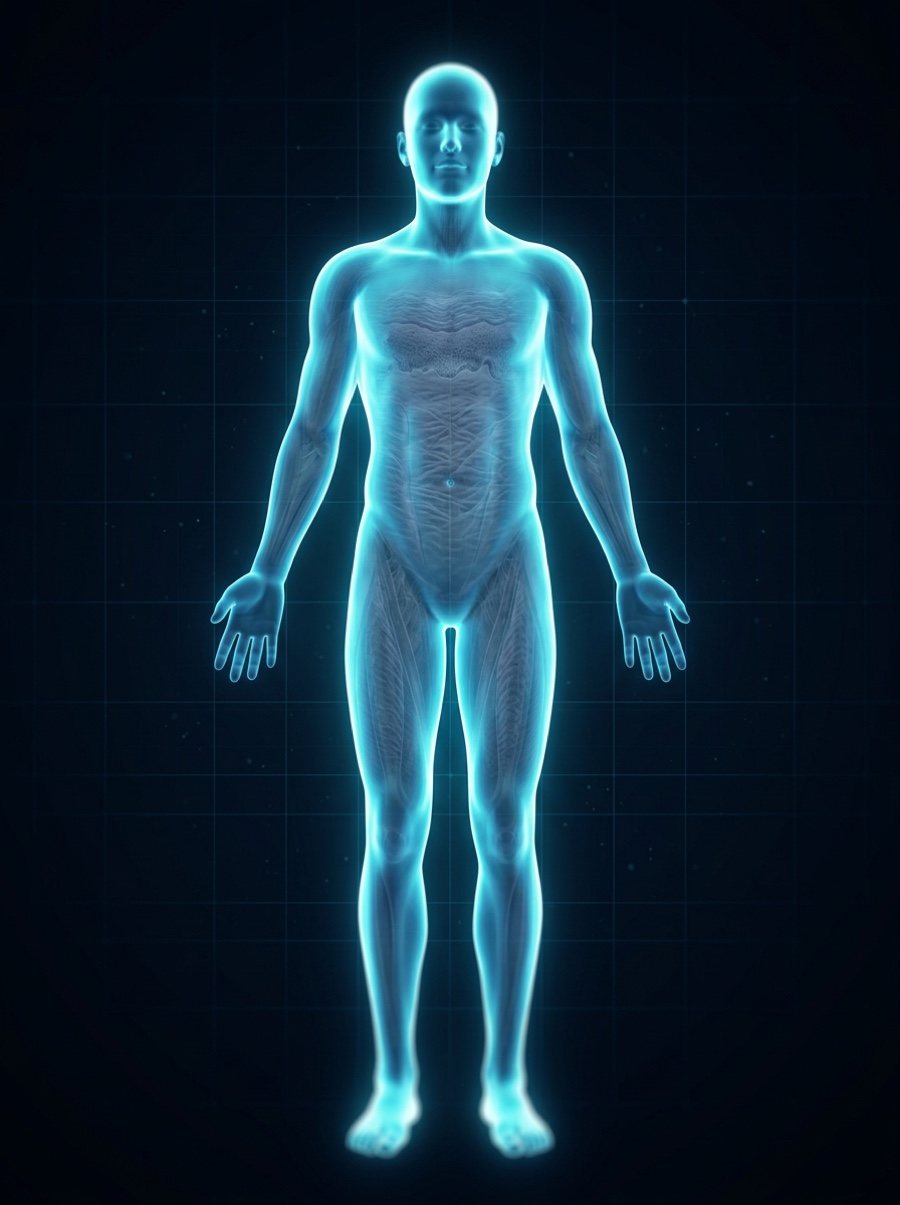 Anatomical bio-scan of the Skin & Hair