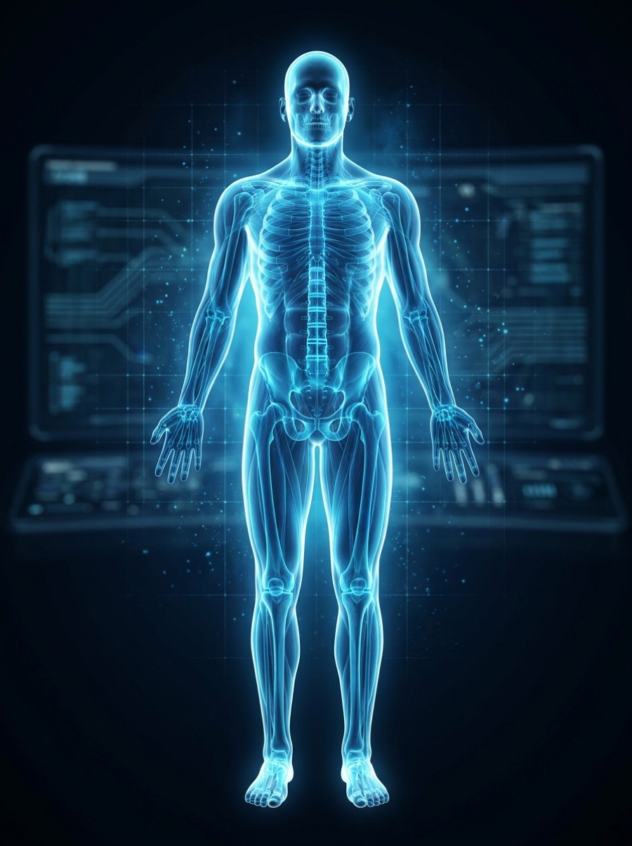 Anatomical bio-scan of the human musculoskeletal system