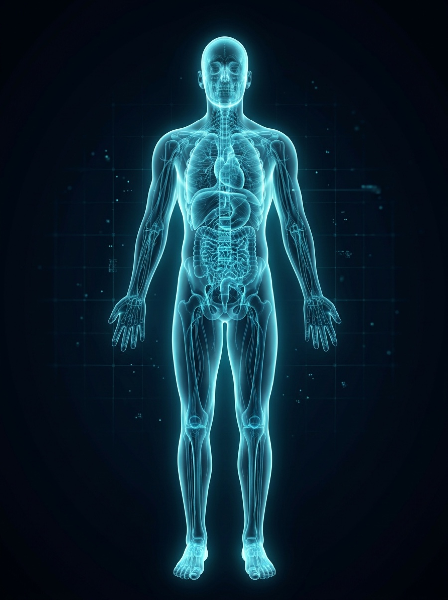 Interactive anatomical bio-scan of the human body